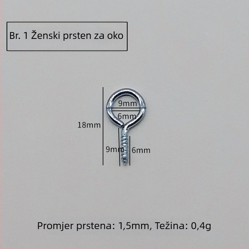 Kuka Cup hook s proširenim vijkom — legura, moderni minimalistički stil, za odjeću i šešire