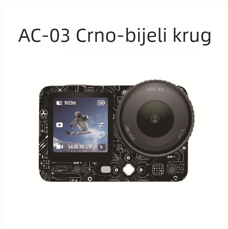 DJI Osmo Action 6 zaštitni film za cijelo tijelo – otporan na ogrebotine i udarce, PVC