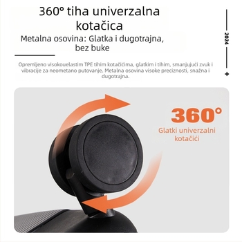 Kamera putna torba s flip-top otvorom; polikarbonat; vodootporna; TSA zaključavanje