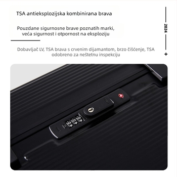 Kamera putna torba s flip-top otvorom; polikarbonat; vodootporna; TSA zaključavanje