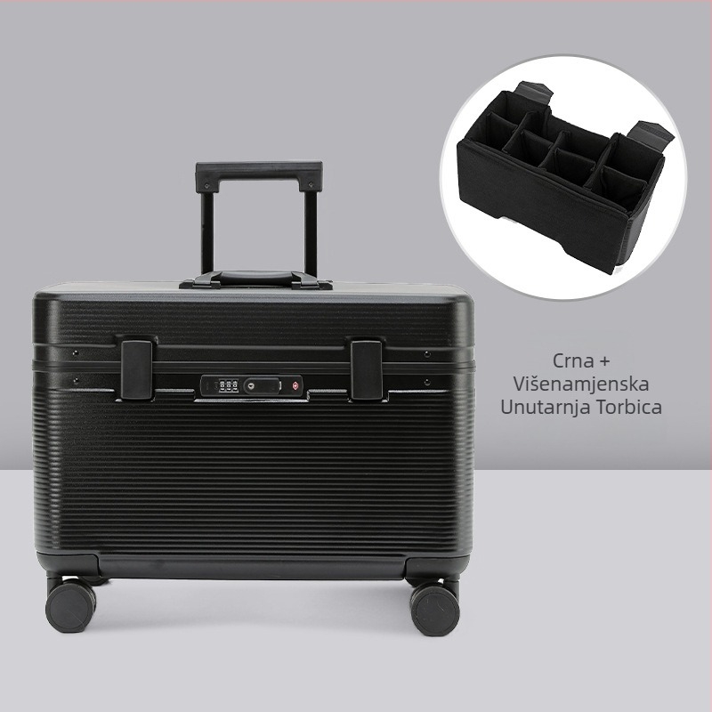 Kamera putna torba s flip-top otvorom; polikarbonat; vodootporna; TSA zaključavanje