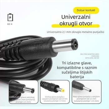 Punjač za čelovku s izlazom 1–3, ručno pokretanje, ponovno punjiv, plastično kućište, pogodan za ronjenje, planinarenje i kampiranje