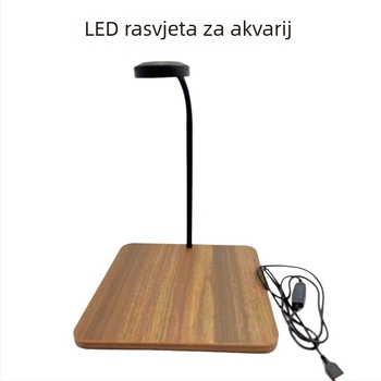 LED svjetlo za akvarij – energetski učinkovito, dekorativna trobojna promjena boje za biljke i mikro-krajolik (Materijal: višeslojna ploča; Funkcija: prilagodljiva; Težina: do 1,233 kg)