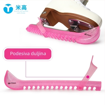 Migao zaštitnik oštrice za led s kristalnim uzorkom, protuklizni, otporan zaštitni omotač