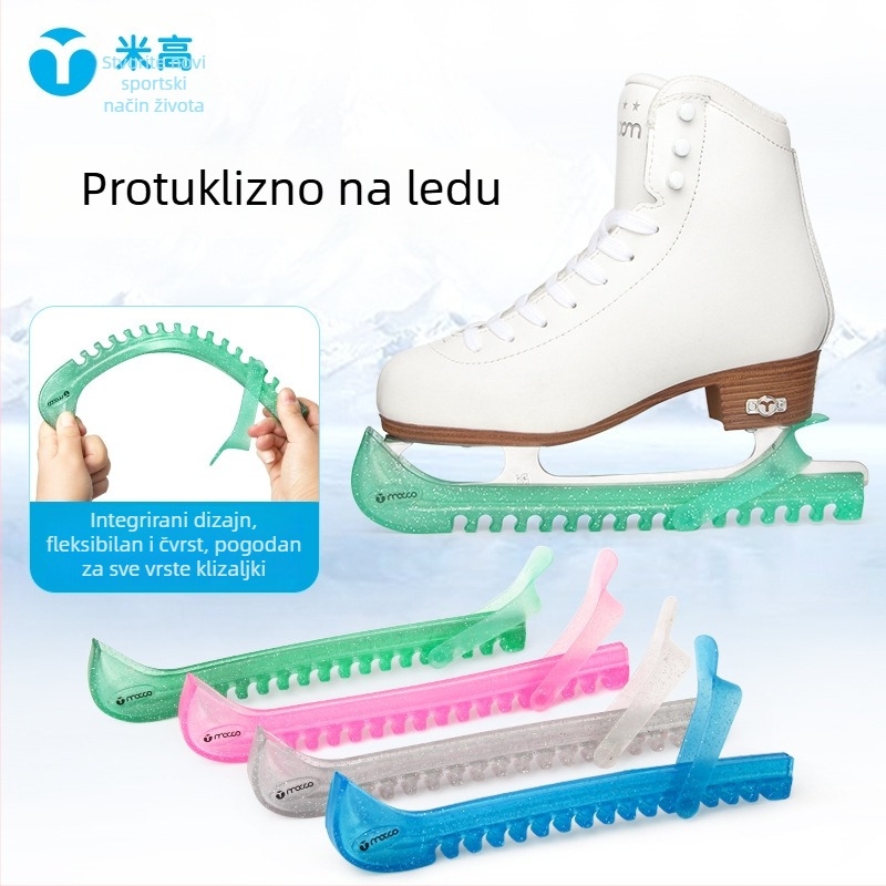 Migao zaštitnik oštrice za led s kristalnim uzorkom, protuklizni, otporan zaštitni omotač
