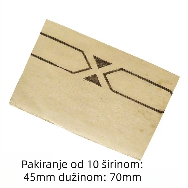 Šmirgl papir za rekete za stolni tenis – brušenje ruba i Tiger Mouth, DIY alat, 10 komada