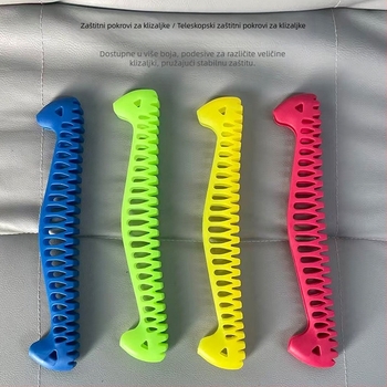 Zaštitnik oštrice za figure skating – elastičan mekani pokrov, Stepper, plastično kućište, duljina oštrice 275 mm