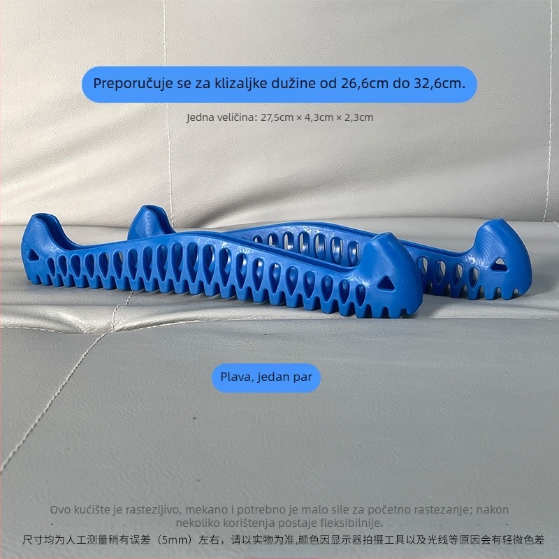 Zaštitnik oštrice za figure skating – elastičan mekani pokrov, Stepper, plastično kućište, duljina oštrice 275 mm