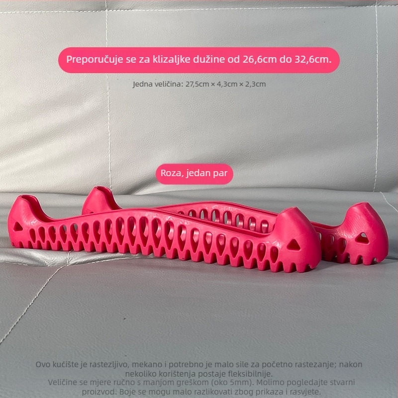 Zaštitnik oštrice za figure skating – elastičan mekani pokrov, Stepper, plastično kućište, duljina oštrice 275 mm