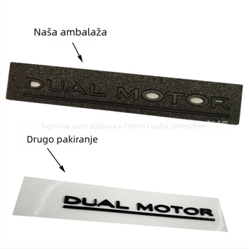 KLJ ABS plastična auto naljepnica – figura uzorak, plastična auto naljepnica, lijepljenje