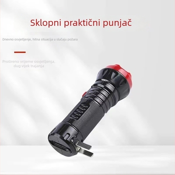 LED svjetiljka za nuždu s ručnim punjenjem, 100–240 lm, 1 W, 400 mAh, ABS kućište