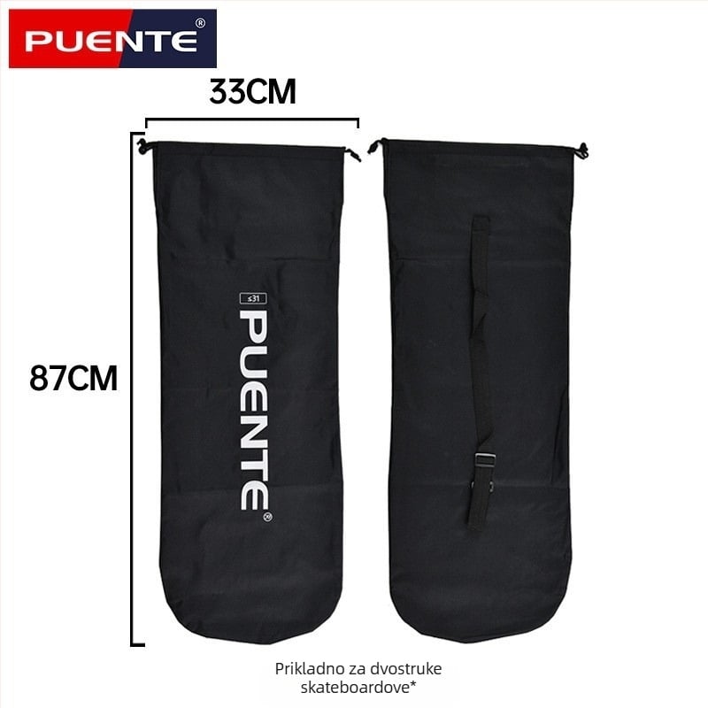 Pro-Tech profesionalni longboard, Oxford materijal, ruksak za skateboard