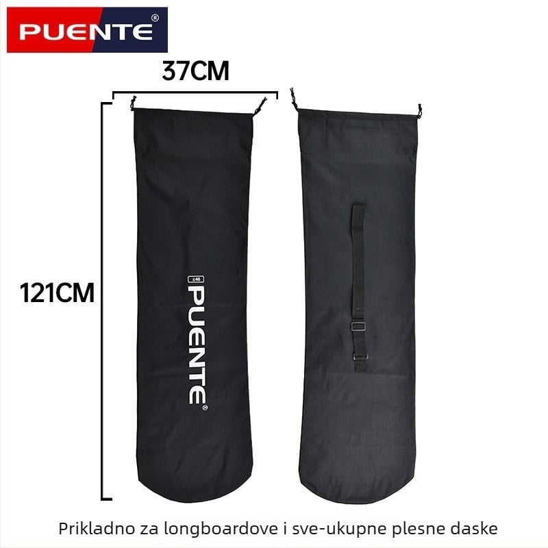 Pro-Tech profesionalni longboard, Oxford materijal, ruksak za skateboard