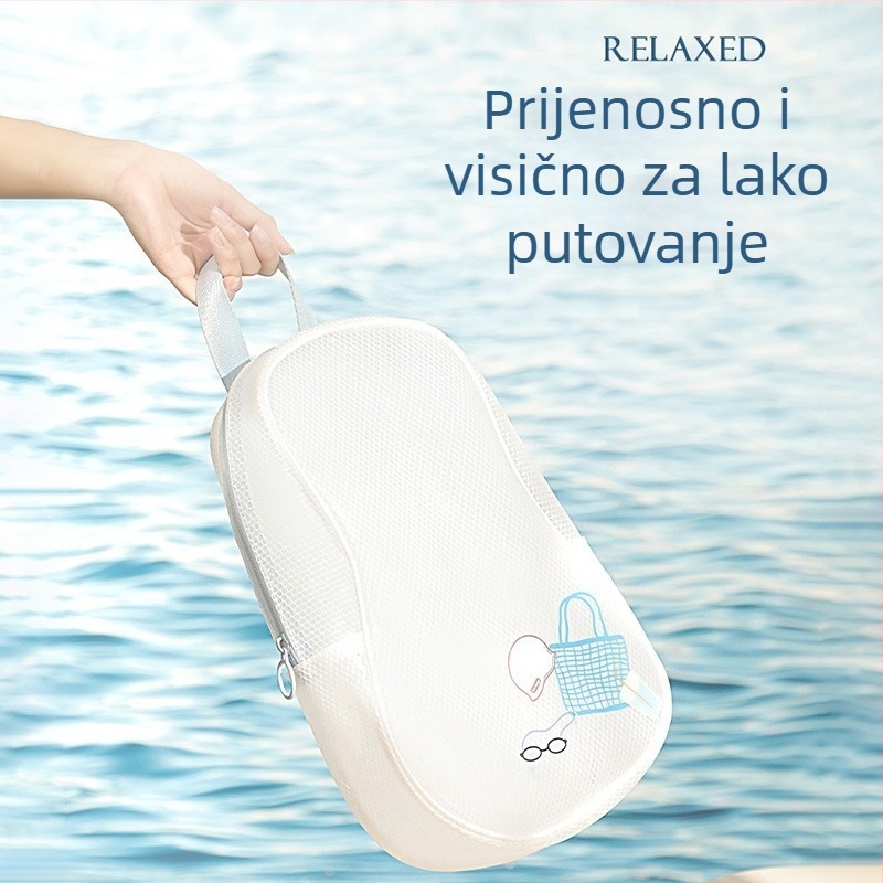 Jednodijelni kupaći kostim s podstavljenim košaricama, color-block uzorak, brzo sušenje od poliestera, visoka elastičnost