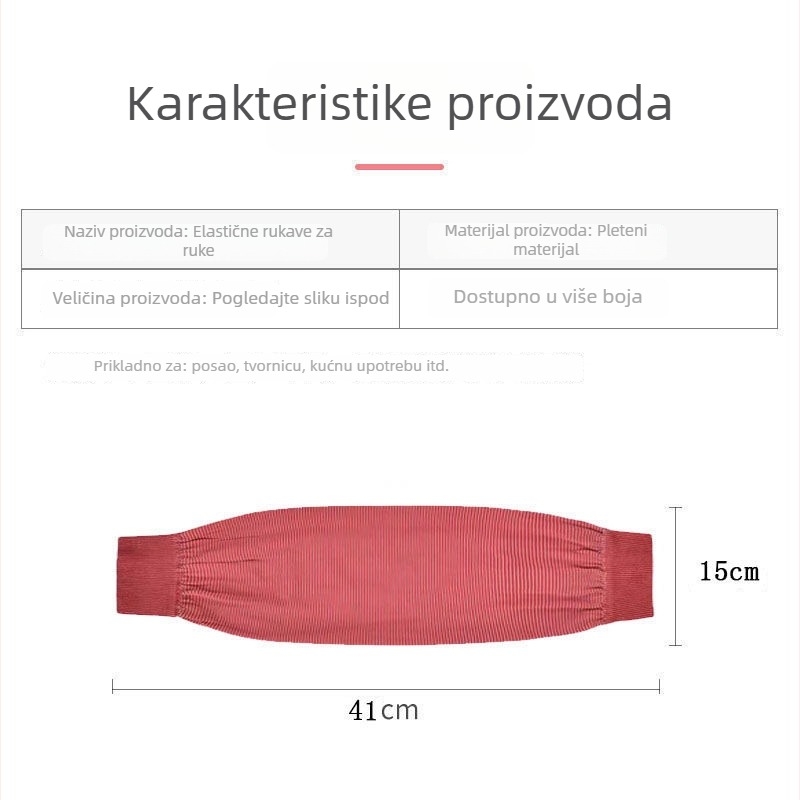Rukav od poliestera, otporan na prljavštinu, moderan minimalistički stil, jednobojni uzorak