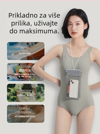 Vodootporna torbica za telefon s dodirnim zaslonom, PVC konstrukcija, vodootporna tkanina, mogućnost logotipa, šifra proizvoda Td–m001–9