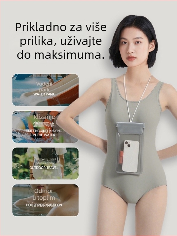 Vodootporna torbica za telefon s dodirnim zaslonom, PVC konstrukcija, vodootporna tkanina, mogućnost logotipa, šifra proizvoda Td–m001–9
