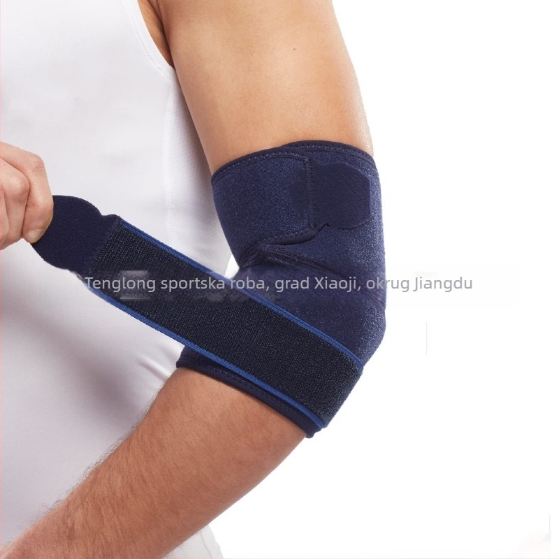 Lakatni jastučić s neoprenskim materijalom — zaštita zgloba, traka za učvršćivanje, unisex, za tenis, fitness, badminton i druge sportove