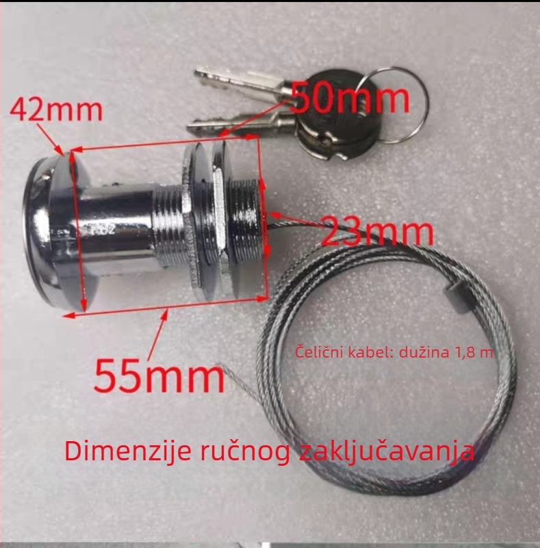 Set dijelova za prijenos garažnih vrata za ručno odvajanje tijekom nestanka struje, model Mypj-1, uključuje vodilicu tračnice, vodilicu kotač i zupčanik