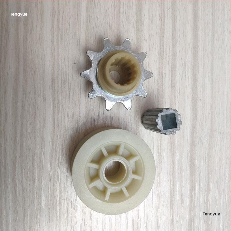 Set dijelova za prijenos garažnih vrata za ručno odvajanje tijekom nestanka struje, model Mypj-1, uključuje vodilicu tračnice, vodilicu kotač i zupčanik