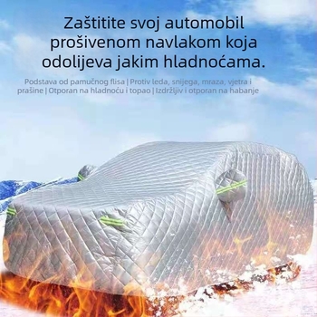 Gusta auto navlaka, zaštita od grada i smrzavanja, kiše, snijega i sunca, izolacija topline, universalna za sva godišnja doba