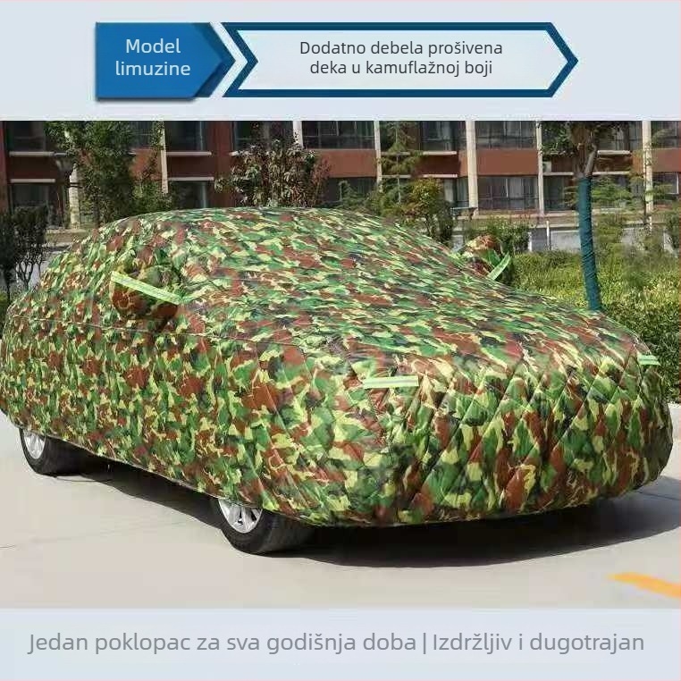 Gusta auto navlaka, zaštita od grada i smrzavanja, kiše, snijega i sunca, izolacija topline, universalna za sva godišnja doba