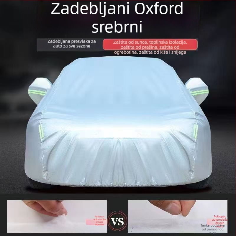 Gusta auto navlaka, zaštita od grada i smrzavanja, kiše, snijega i sunca, izolacija topline, universalna za sva godišnja doba