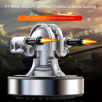 Automobilski aromaterapijski ukras s metalnim držačem parfema, osmanthus cvjetni miris, sadržaj ispod 5 ml, isparavanje preko 90 dana
