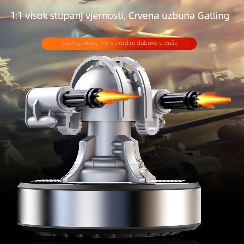 Automobilski aromaterapijski ukras s metalnim držačem parfema, osmanthus cvjetni miris, sadržaj ispod 5 ml, isparavanje preko 90 dana