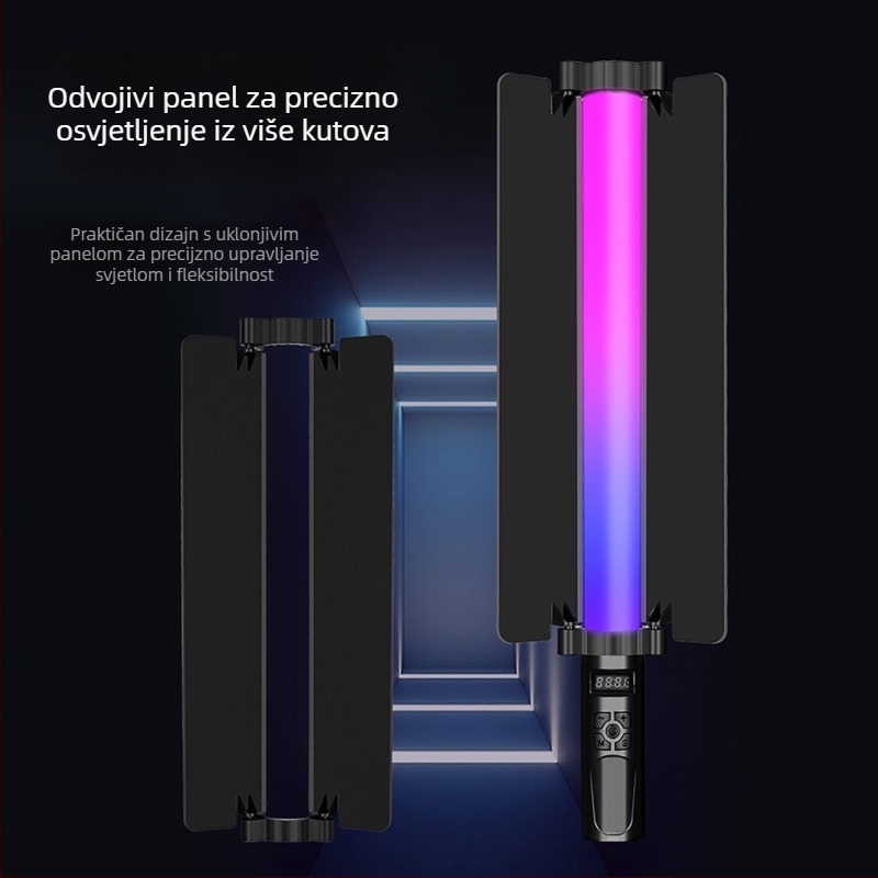 Prijenosna RGB rasvjeta za fotografiju, USB napajanje, 23W, 3200K boja temperature, E27 utičnica