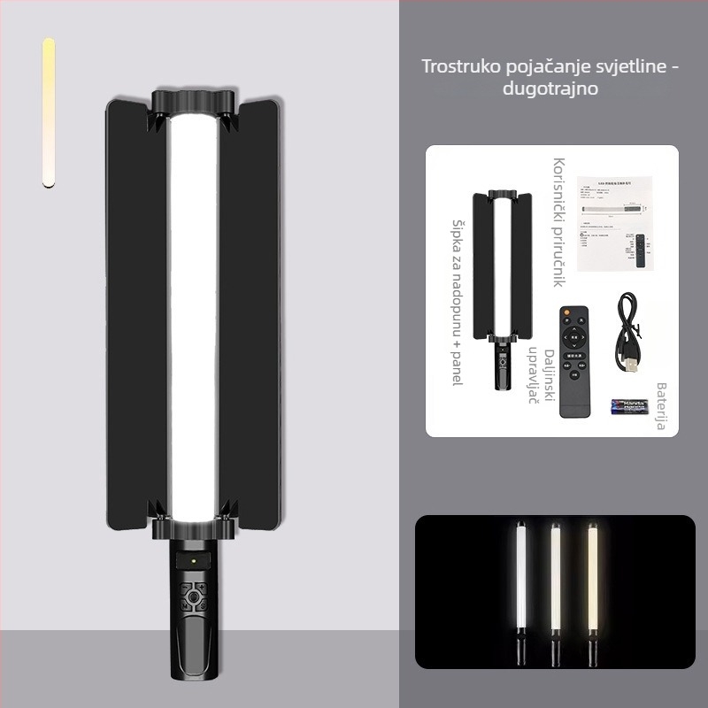 Prijenosna RGB rasvjeta za fotografiju, USB napajanje, 23W, 3200K boja temperature, E27 utičnica