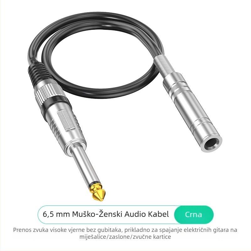 Wj audio kabel, zlatno obloženi vodovi, bezoksidno bakreno jezgro, ROHS certifikat