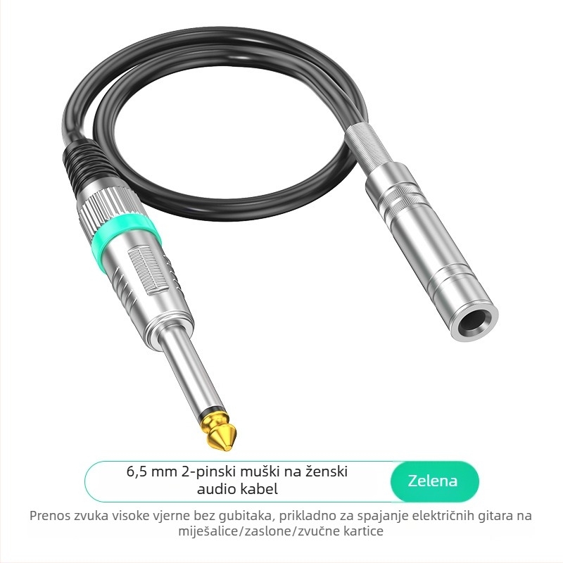 Wj audio kabel, zlatno obloženi vodovi, bezoksidno bakreno jezgro, ROHS certifikat