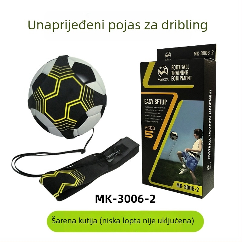 MAICCA Najlonovo sredstvo za trening nogometa za početnike — prilagodljivi pomoćnik za kontrolu lopte, sredstvo za trening nogometa (Materijal: najlon; Brend: MAICCA; Prilagodljivo; Pogodno za nogomet)
