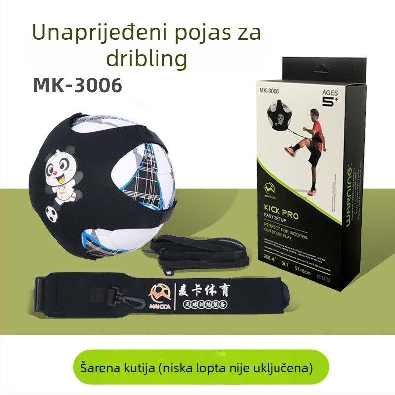 MAICCA Najlonovo sredstvo za trening nogometa za početnike — prilagodljivi pomoćnik za kontrolu lopte, sredstvo za trening nogometa (Materijal: najlon; Brend: MAICCA; Prilagodljivo; Pogodno za nogomet)