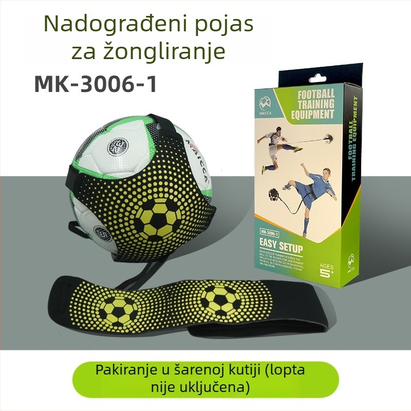 MAICCA Najlonovo sredstvo za trening nogometa za početnike — prilagodljivi pomoćnik za kontrolu lopte, sredstvo za trening nogometa (Materijal: najlon; Brend: MAICCA; Prilagodljivo; Pogodno za nogomet)