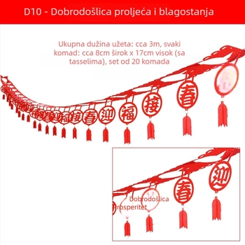 Dekoracije za Novu godinu 2026: konjski znak — girlande, fenjeri i viseći ukrasi za kućnu dekoraciju — Dense apricot, materijal flanel, uzorak zodijak znak, kategorija: rekviziti za raspored stranice