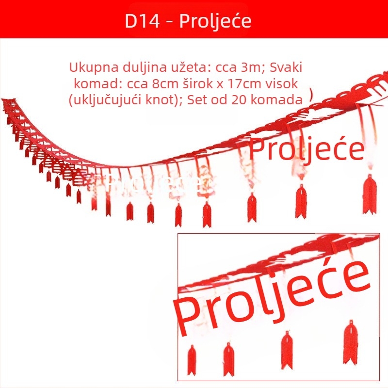 Dekoracije za Novu godinu 2026: konjski znak — girlande, fenjeri i viseći ukrasi za kućnu dekoraciju — Dense apricot, materijal flanel, uzorak zodijak znak, kategorija: rekviziti za raspored stranice