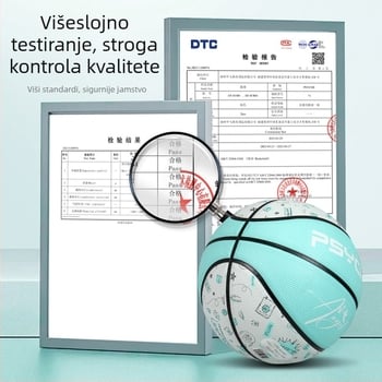 PSYCHE Graffiti serija No.5 juniorska gumena košarkaška lopta za unutarnju i vanjsku upotrebu — protuklizna, otporna na habanje