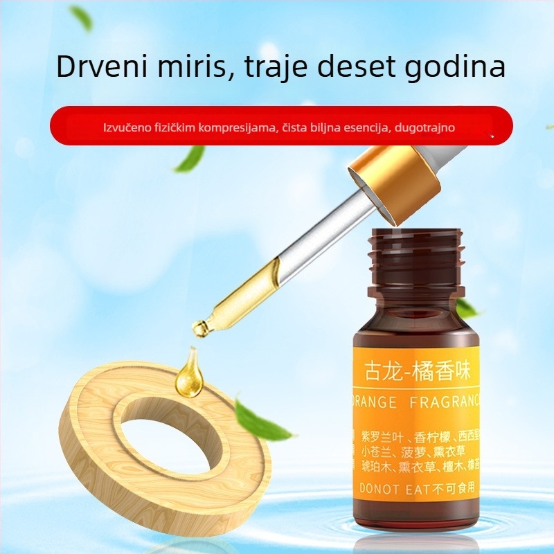 Automobilska aromaterapijska ukrasa sa solarnom rotacijom – Materijal sjedala: aluminijska legura, drvenasti ton mirisa, Osmanthus Sea Lemon miris, isparavanje 1–15 dana