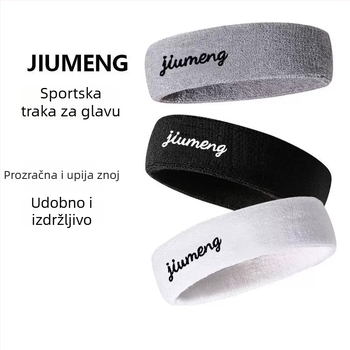 Sportska traka za kosu s upijanjem znoja za trčanje, košarku i jogu
