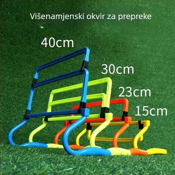 Nogometne trening prepreke - Male prepreke za trening, ekološki PP materijal, pomagala za trening za nogomet i druge loptaste sportove