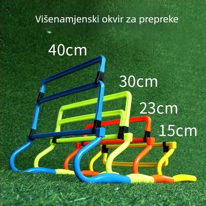Nogometne trening prepreke - Male prepreke za trening, ekološki PP materijal, pomagala za trening za nogomet i druge loptaste sportove