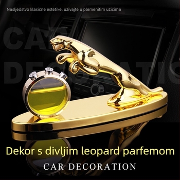 Chi Tiger auto parfemska ukras, legirani materijal, moderan stil, oblik konja, okrugli oblik