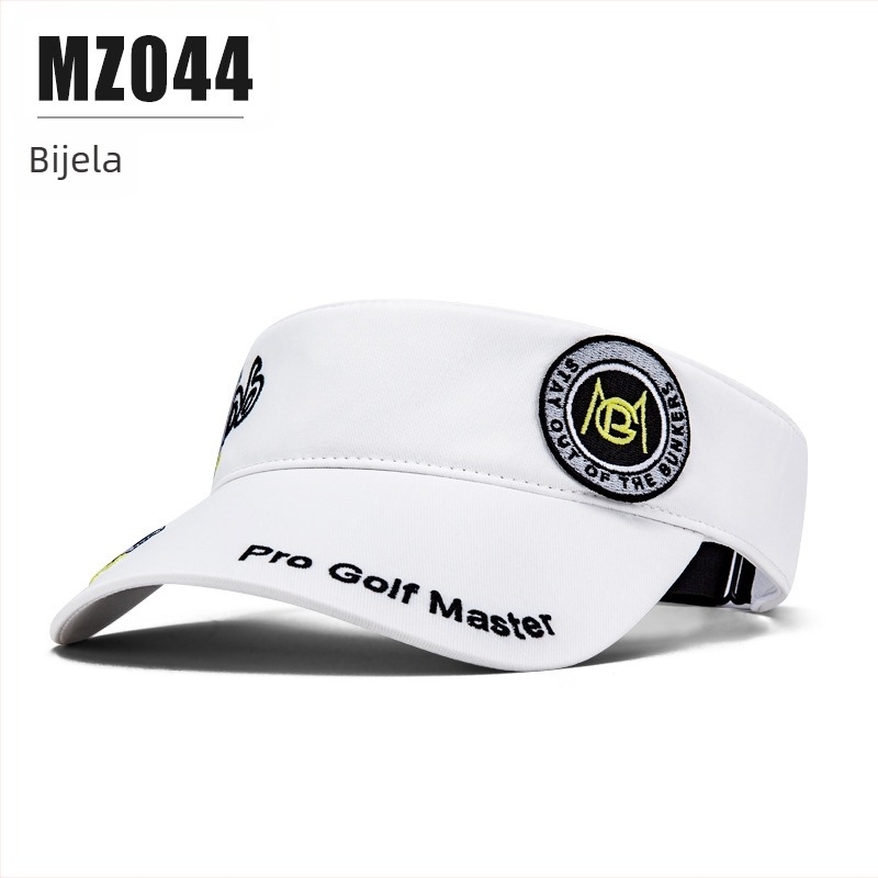 Muška golf kapa - prozračna, brzo sušeći poliester, prugasti uzorak, zaštita od sunca