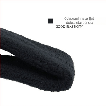 Jianle 100% pamukasta sportska čelenka za glavu – upija znoj, pogodna za jogu, trčanje i košarku