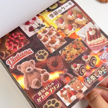 DIY naljepnice za kartice s korejskim papirnim izrezom, ručna dekoracija dnevnika, matirani zaslonski film, OEM prerada