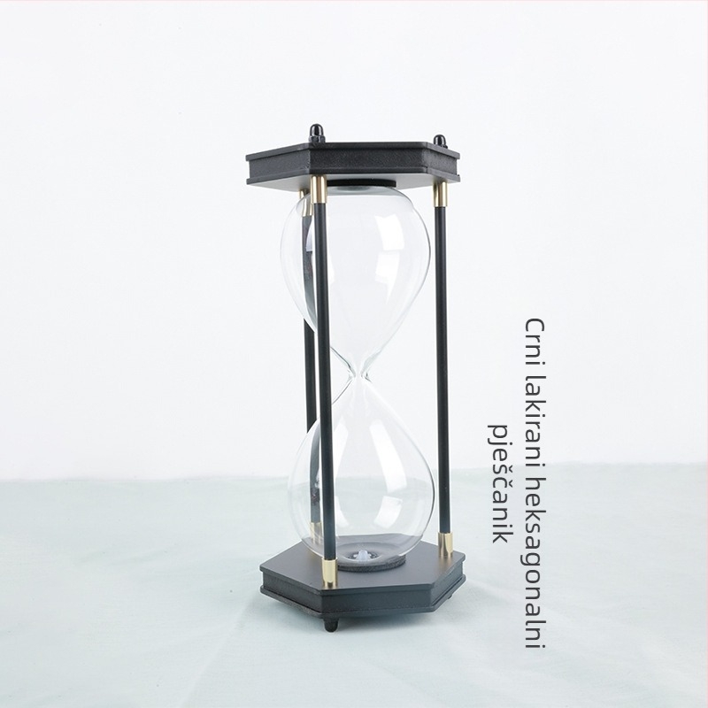 Sat s pijeskom od stakla s mogućnošću samostalnog punjenja pijeskom, drveno DIY graviranje, viseća dekoracija