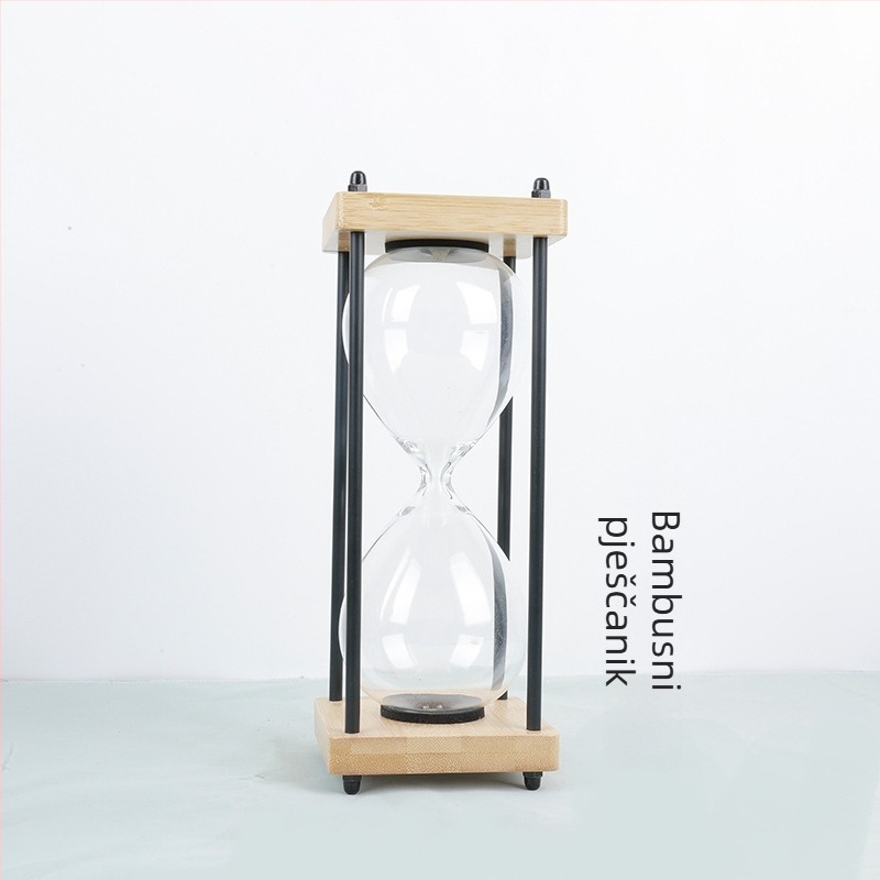 Sat s pijeskom od stakla s mogućnošću samostalnog punjenja pijeskom, drveno DIY graviranje, viseća dekoracija