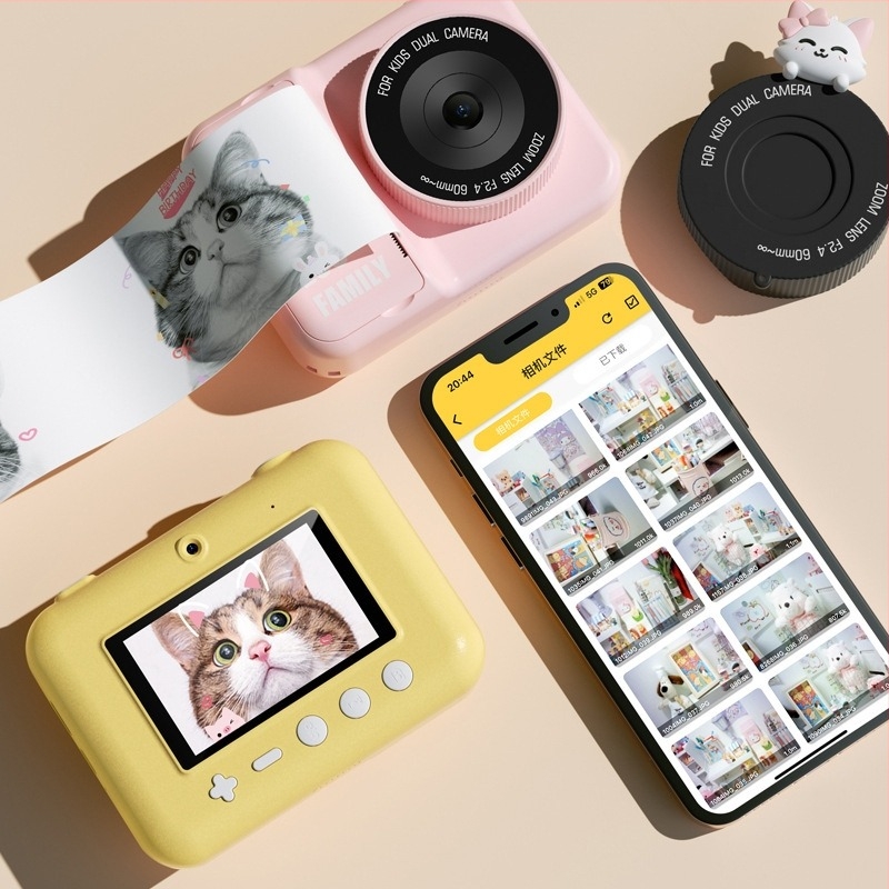 Polaroid kamera P2 s WiFi, prijenos slika, trenutni termalni ispis, pohrana na TF karticu (Model P2)